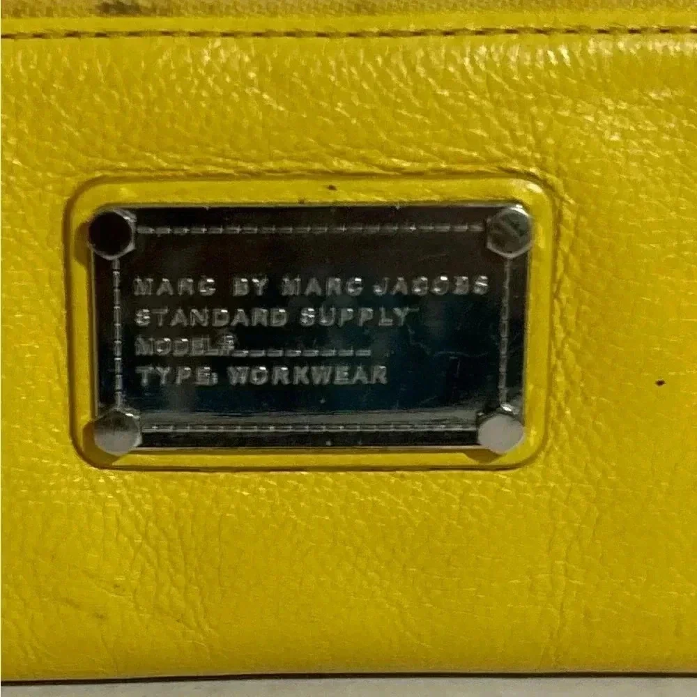 marc by Marc Jacob’s yellow leather wallet